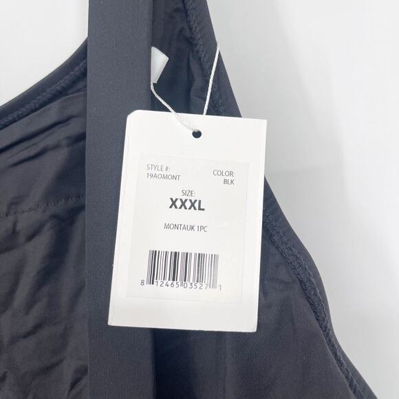 Andie Swim The Montauk One Piece Swimsuit Plus XXXL Black NEW with Tags! - Picture 5 of 5